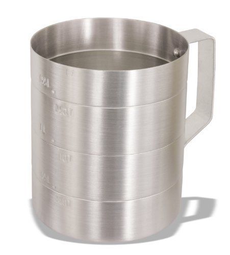 NEW Crestware 4-Quart Aluminum Dry Measures