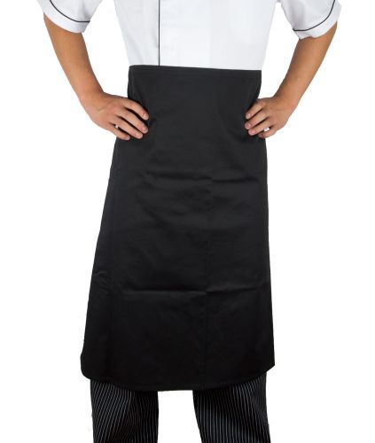 Newshine Chef Aprons Half Waist Black Brown Maroon Lime Green