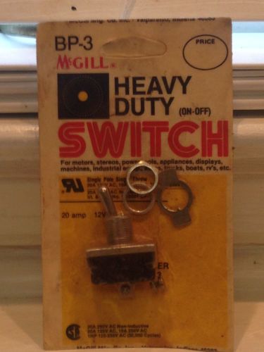 Nos McGill heavy duty switch BP-3