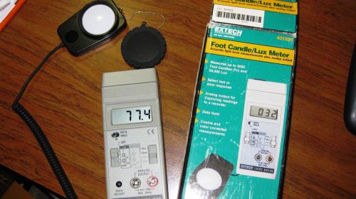 Extech 401025 Light Meter, Foot Candle/LUX Meter