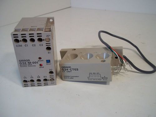 Omron G34-M-001 alarm &amp; G34-CT03 CT unit