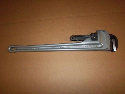 Ridgid 24&#034; aluminum pipe wrench 31105 Model 824 NEW Life time warranty