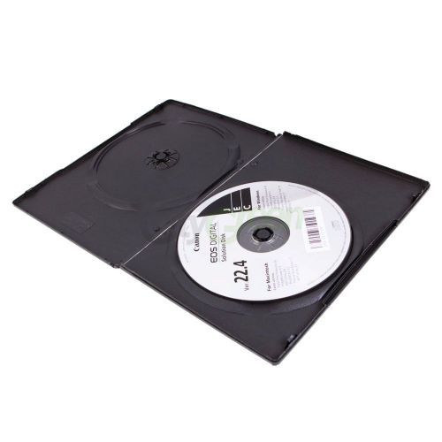 Superthin  9mm slim double 2 disc music dj cd dvd blu-ray case storage box for sale