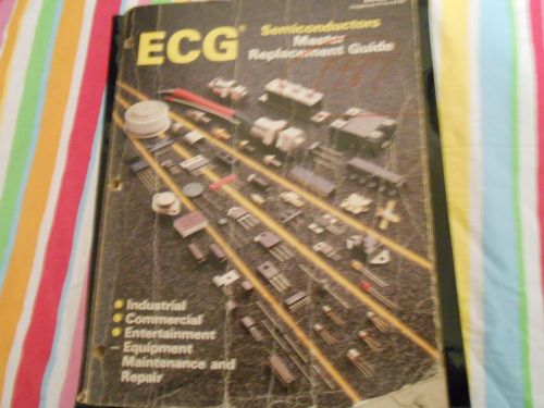 ECG SEMICONDUCTORS MASTER REPLACEMENT GUIDE BOOK