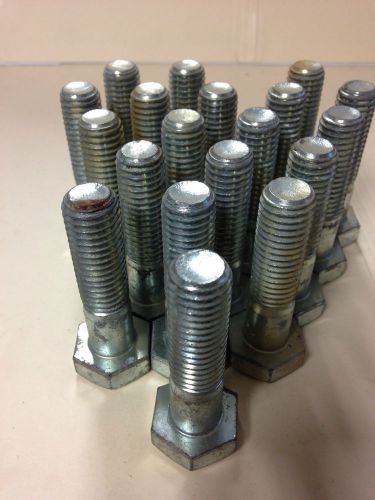 1 1/16 X 2 1/2 hex bolt A307-B  (19 pcs) zinc*** FREE SHIPPING***