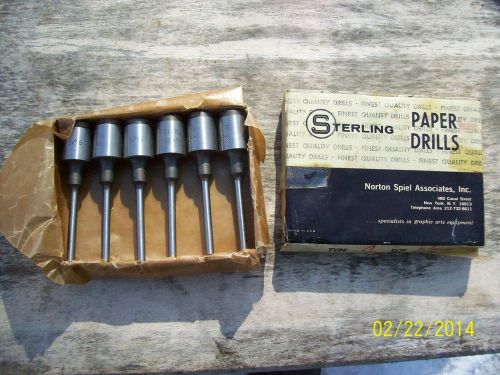 SPIEL STERLING PAPER DRILL BIT 3/16&#034; TYPE C 1-BIT