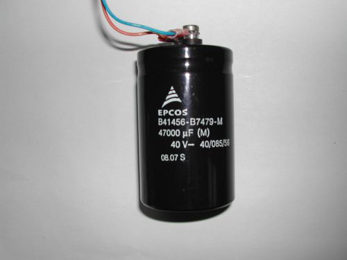 47000uF 40V EPCOS B41456-B7479-M HQ Capacitor 8pcs