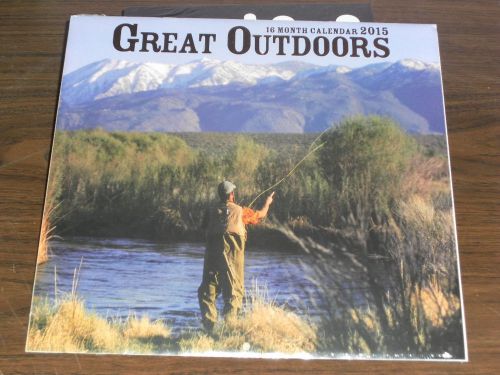 2015 16 Month GREAT OUTDOORS 12x12 Wall Calendar NEW/SEALED
