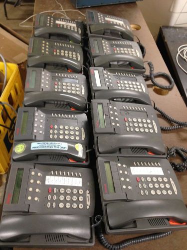 Lot of 10 Avaya 6408D+ Office Phones