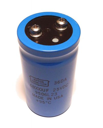 Nippon Chemi-Con 68000UF 25V Capacitor 36DA-Series 9506L23