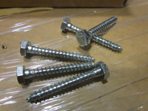 25 JH LAG SCREWS 1/4&#034; X 2&#034; NOS