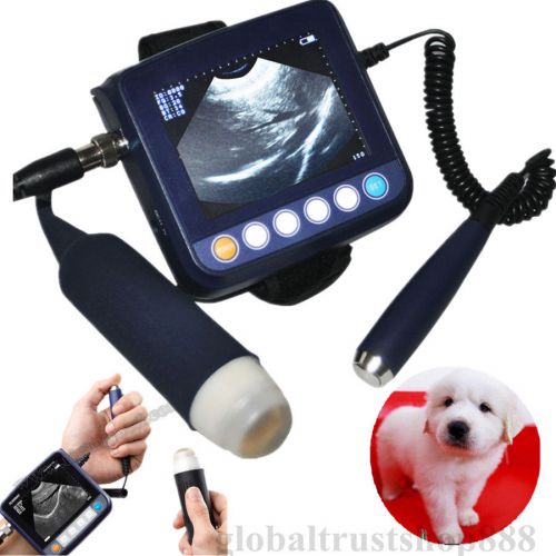Hand Held wrist Scan ultrasound scanner f goat,pig,dog,cat animal pregnancy exam