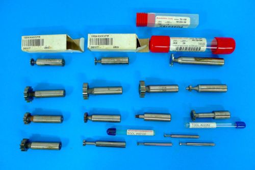 16 KEY SEAT CUTTERS HSS &amp; CARBIDE TOOL BITS machinist tools *D