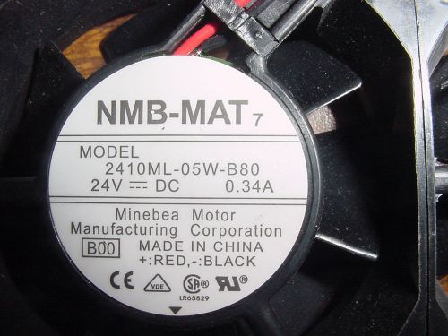NMB-MAT 2410ML-05W-B80 Dc Axial Fan  24 - V DC 0.34A