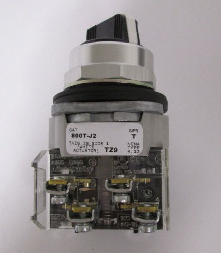 Allen Bradley 800T-J2 TZ9 3 Position Selector Switch