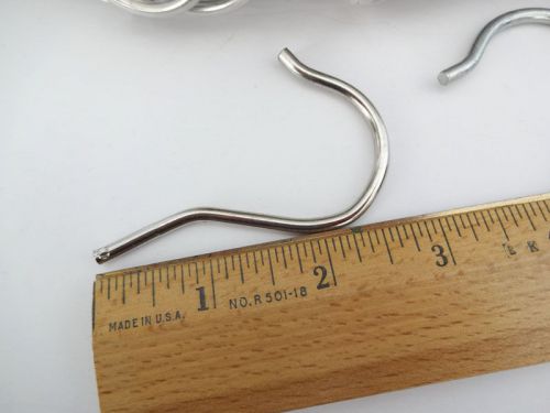 3 3/4&#034; long Metal Hanger hooks 25