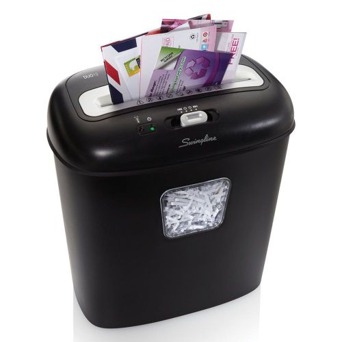 Swingline 12 Sheet Paper Shredder, Super Cross-Cut Junk Mail Shredder, Duo (1...