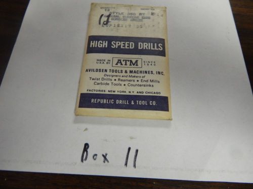 &#034;ATM&#034; Twist Drill Bits  Size #12, lot of 12 pcs