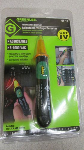 Greenlee GT-16 Premier Non-Contact Adjustable Voltage Detector 5-1000 VAC ESL