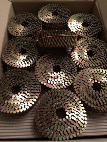 1-1/2 x .086 15 degree ring shank galvanized coil nails for sale