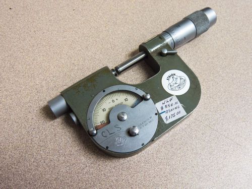 AUTHENTIC ETALON INDICATING MASTER MICROMETER 0-1&#034; P. Roch Rolle Switzerland