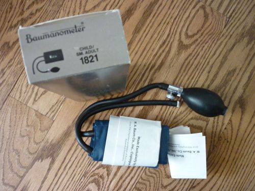 BAUMANOMETER Sphygmomanometer Blood Pressure Cuff 1821 CHILD/ SMALL ADULT