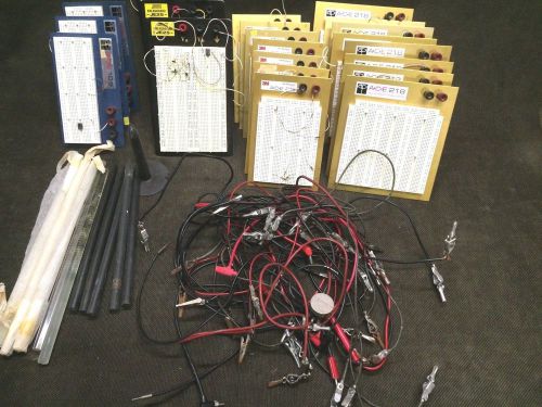 LOT Breadboards Cables A.C.E. 218, 109 All Circuit Evaluator, Jameco JE25