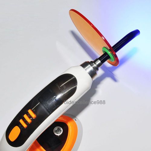 Wireless LED Dental Curing Light Lamp1200MW+Teeth Whitening Accelerator Orange