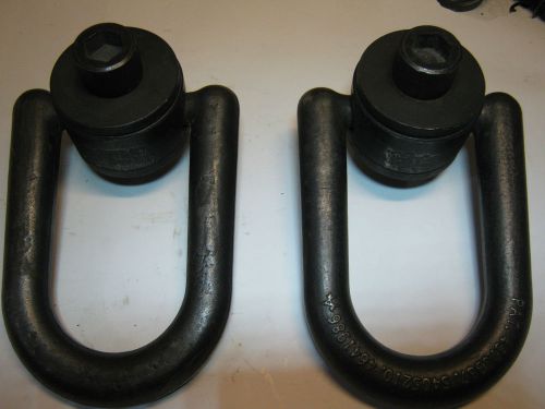 Two (2) Heavy Duty hoist rings / 8,000 lbs / 7/8&#034; screw