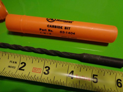 RAMSET CARBIDE DRILL BIT 1/4&#034; DIAMETER 63-1414 MASONRY, NEW