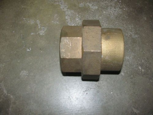 2 1/2&#034; union brass fitting c x c