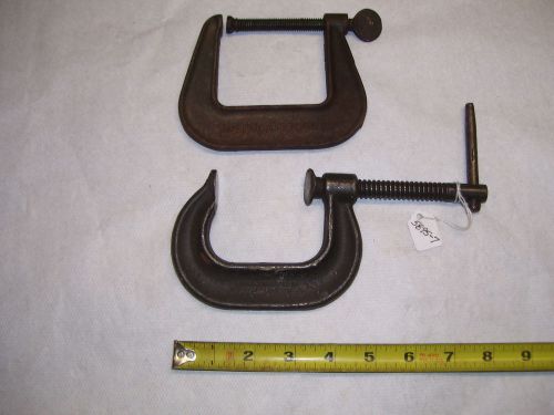 C Clamps, (1) CINCINNATI  2-1/2&#034; &amp;  (1) WILLIAMS 2-1/2&#034; C Clamp, Made in USA