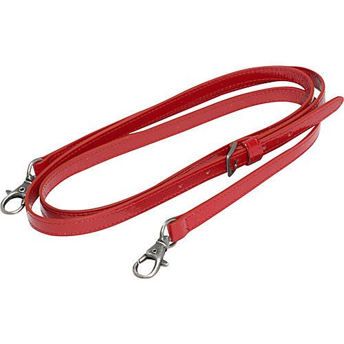 Boconi Addison Double Snap Shoulder Strap - Red Patent Business Accessorie NEW