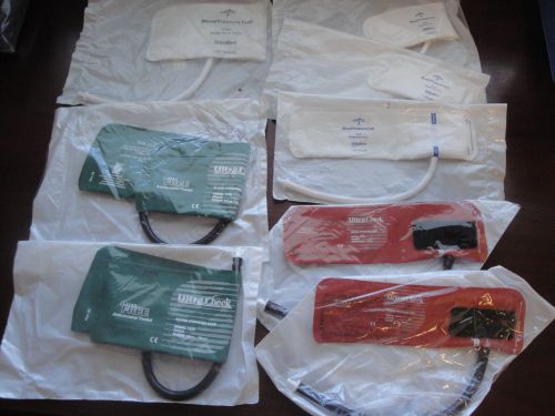 Lot of 8 BLOOD PRESSURE CUFF INFANT &amp; CHILD ULTRA CHECK &amp; MEDLINE FACTORY SEALED