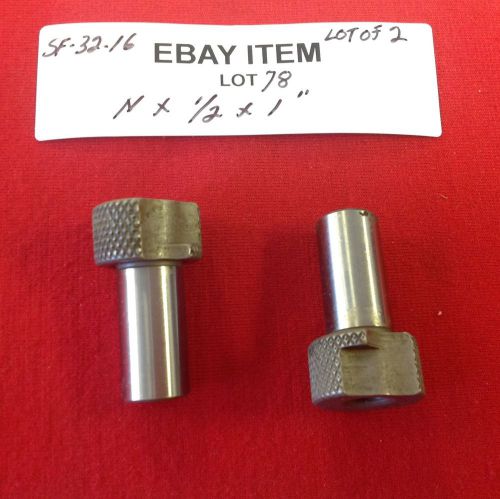 ACME SF-32-16 Slip-Fixed Renewable Drill Bushings 0.3020&#034; x 1/2 x 1&#034; Lot of 2