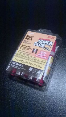 SUPER GLUE THE ORIGINAL SUPER GLUE 15187, .07 OUNCE, 12-PACK FREE SHIPPING