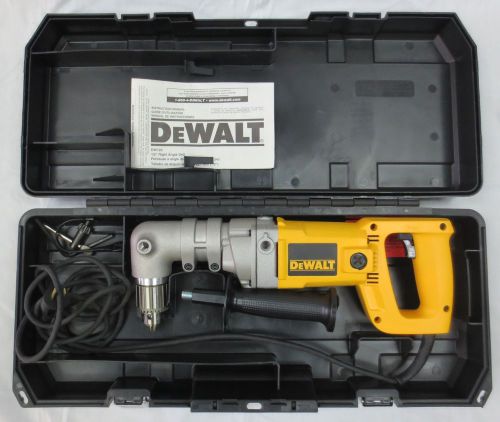 Dewalt dv120 1/2&#034; right-angle drill with atatchments and tools. barely used. for sale