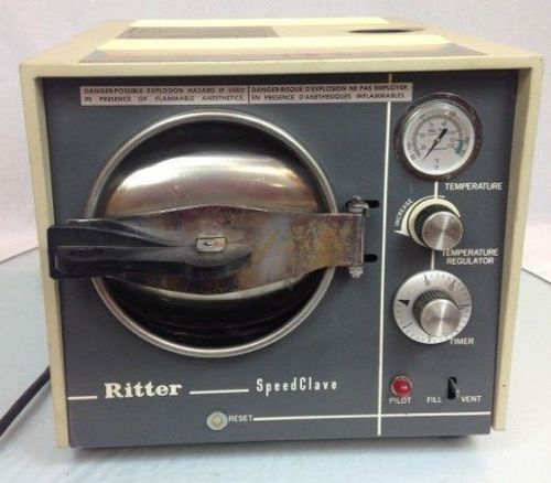 Ritter Model 7 Dental Office Sterilizer Autoclave Speedclave