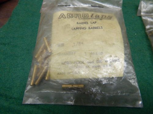 12 pcs ACRO USA 7/32&#034; Brass Flexolap Lapping Barrel