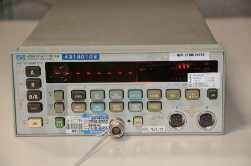 HP Agilent Keysight 438A Sn 3513U04039 Dual Channel RF Power Meter