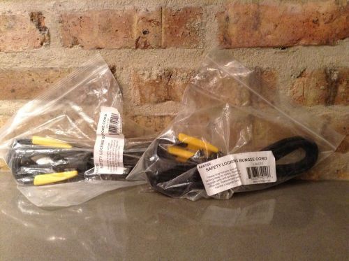 2 New-Kantek LGLC10 - Bungee Cords w/Locking Clasp