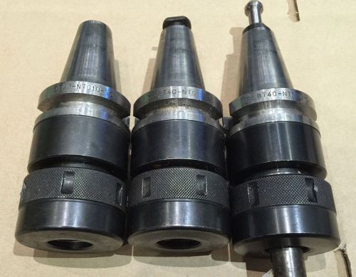 Lot of 3 NIKKEN - BT40 -  NTG10-90   - Collet Tool Holder