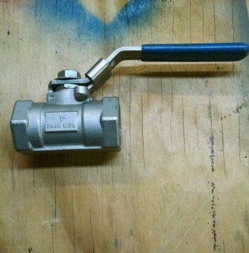 1&#034; stainless ball valve