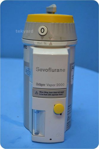Drager vapor 2000 m35170 savoflurane anesthesia vaporizer @ for sale