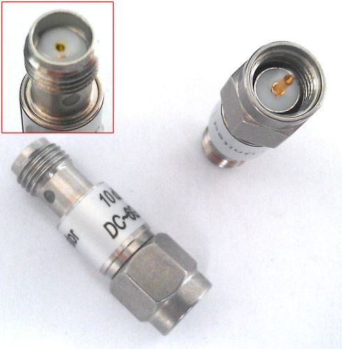 1PCS SMA 2W male to female RF Coaxial RF Attenuator 10dB DC 6GHz 50ohm CONNECTOR