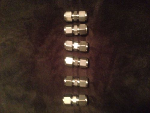 Swagelok Lot 6 Tube Fitting, Union, 1/2 in. Tube OD  SS-810-6