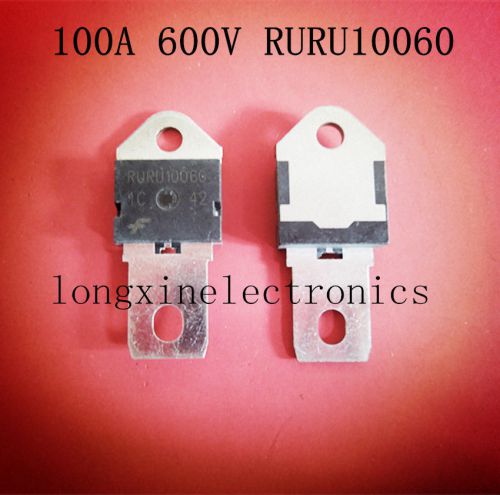 1PCS 10060 new fast recovery diode ultra-fast diodes 100A 600V RURU10060 TO-218