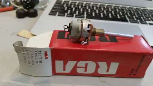 Two RCA CTS 1 Meg Potentiometers W / Switch & Two Taps (121310 Part No.) NOS-
							
							show original title