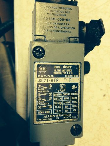 Allen Bradley  802T-ATP   F  Limit Switch