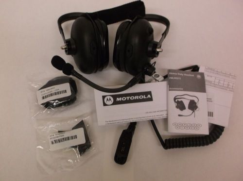 MOTOROLA Heavy Duty Headset PMLN5275A 24dB Noise Reduction PTT Mic (A48S)